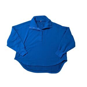 FREE PEOPLE MOVEMENT women's Blue Sweatshirt/tunic size Small, Baggy fit